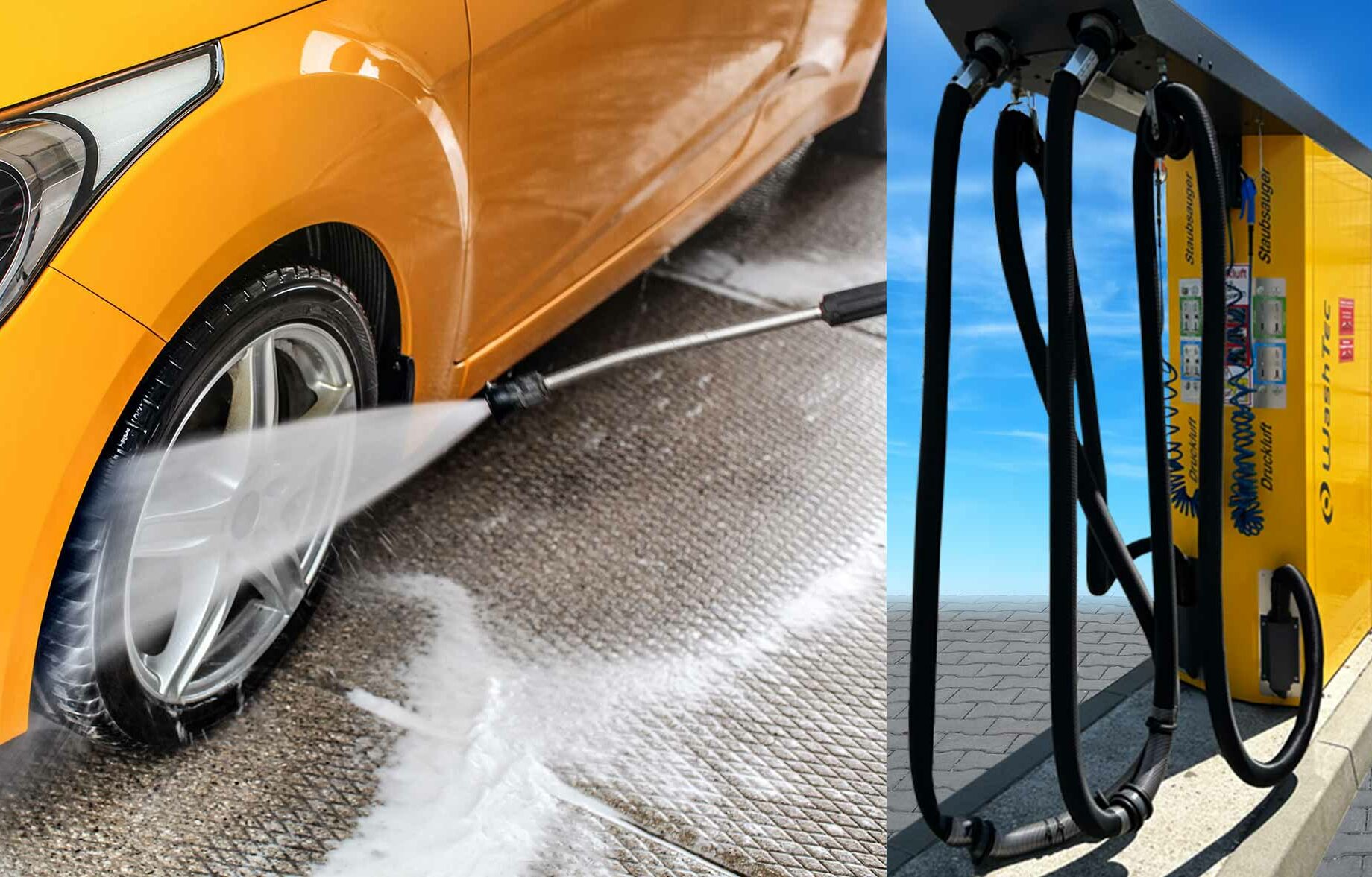 CarWash am TPH-Wasch-Staubsauger